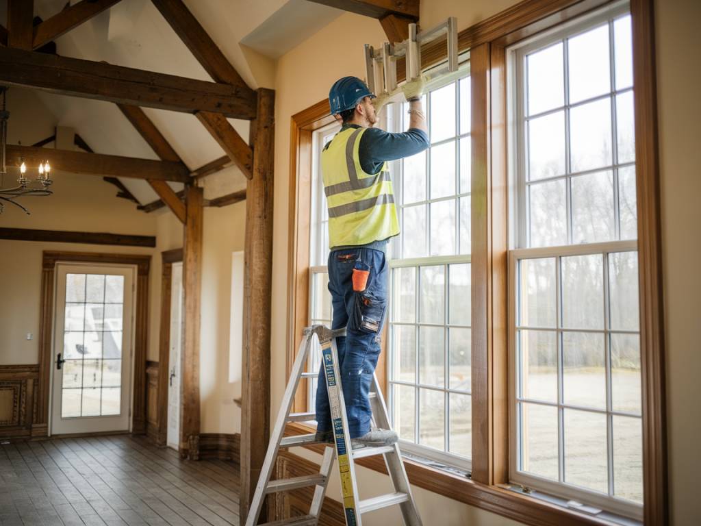 pose de fenêtres double vitrage : améliorer la performance énergétique de votre maison