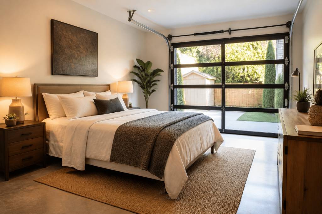 Aménagement garage en chambre : conseils, বাজ?